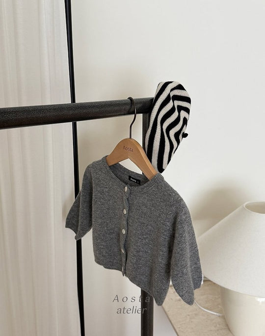 [AOSTA]Knit Cashmere Cardigan