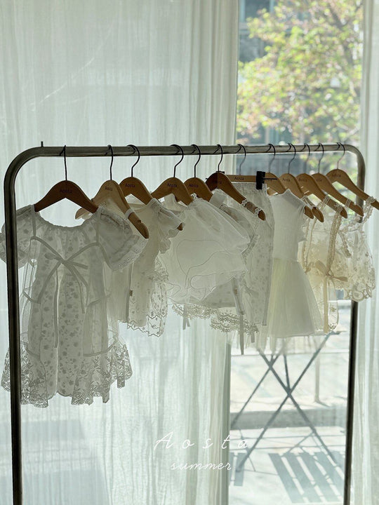 [aosta]lace strap bustier