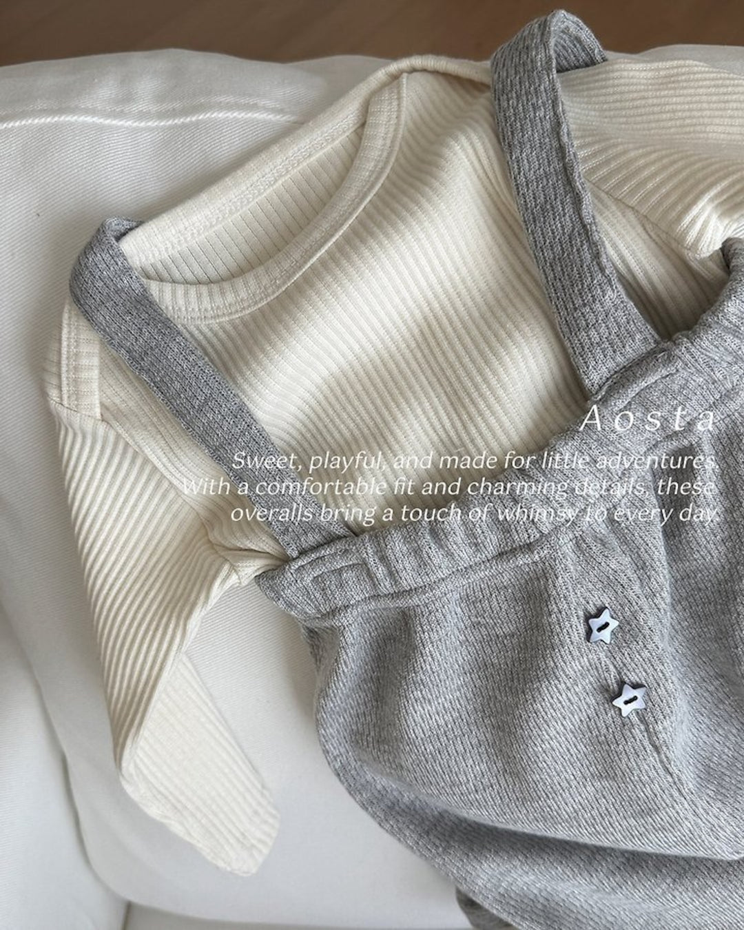 [AOSTA]Star Candy Overalls