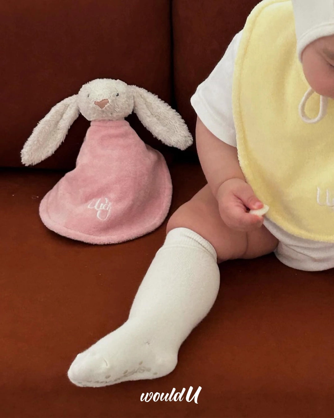 [would U]cloud terry bibs"16色"