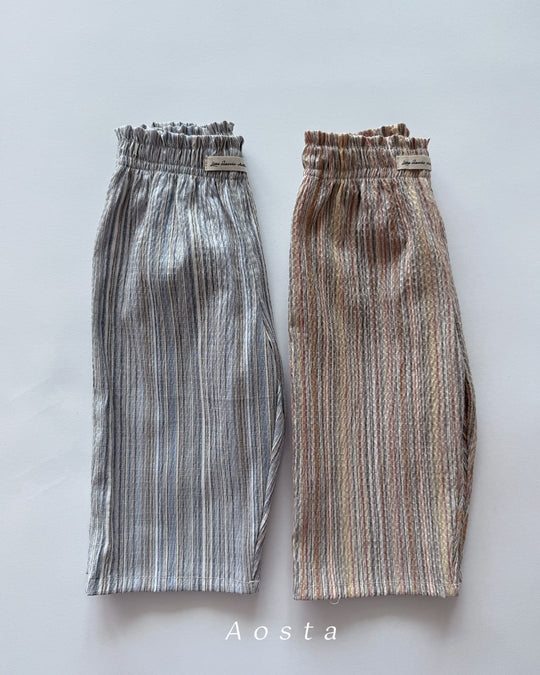 [aosta]cool linen pants