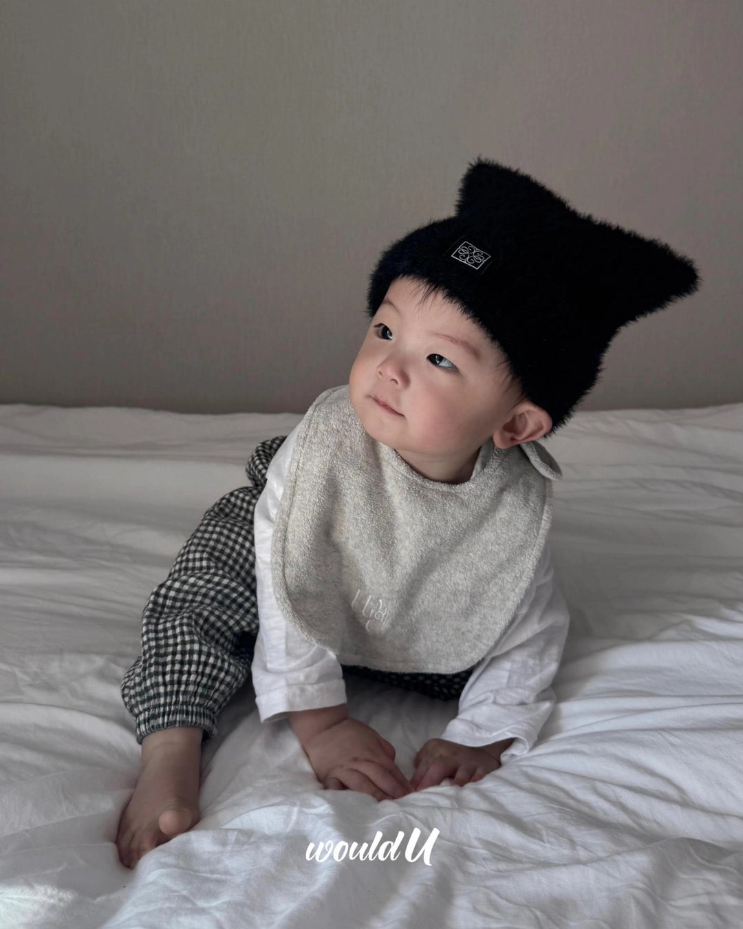 [would U]cloud terry bibs"16色"