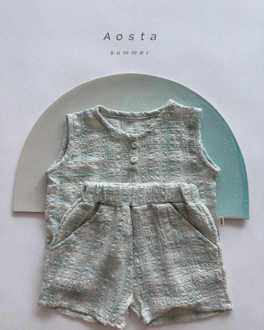 [aosta]check shirt