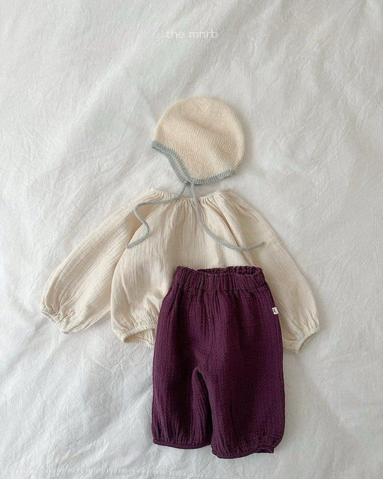 [minirobe]Balloon Blouse