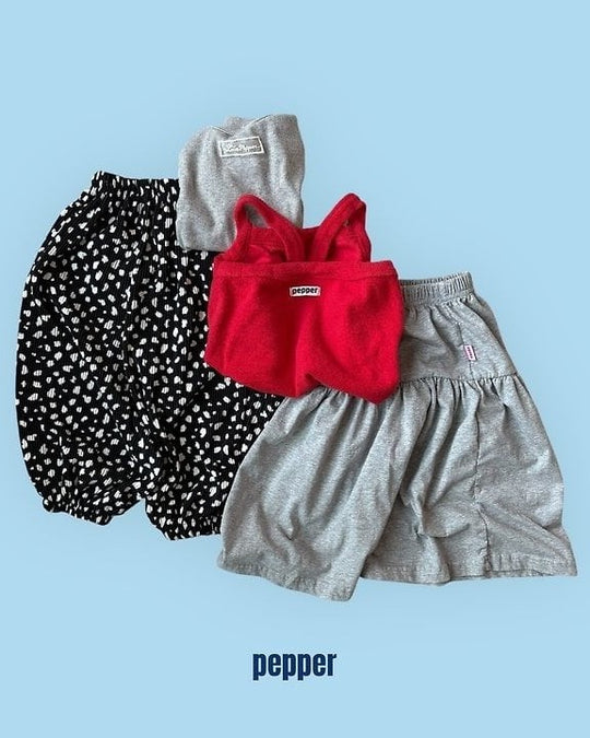[pepper]ketchup terry sleeveless