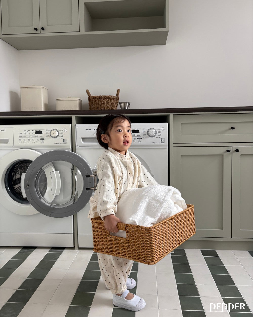 [pepper]dot terry cardigan