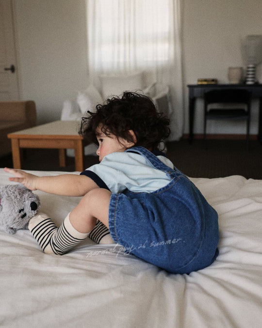 [NORMAL PLAY]papi denim overalls