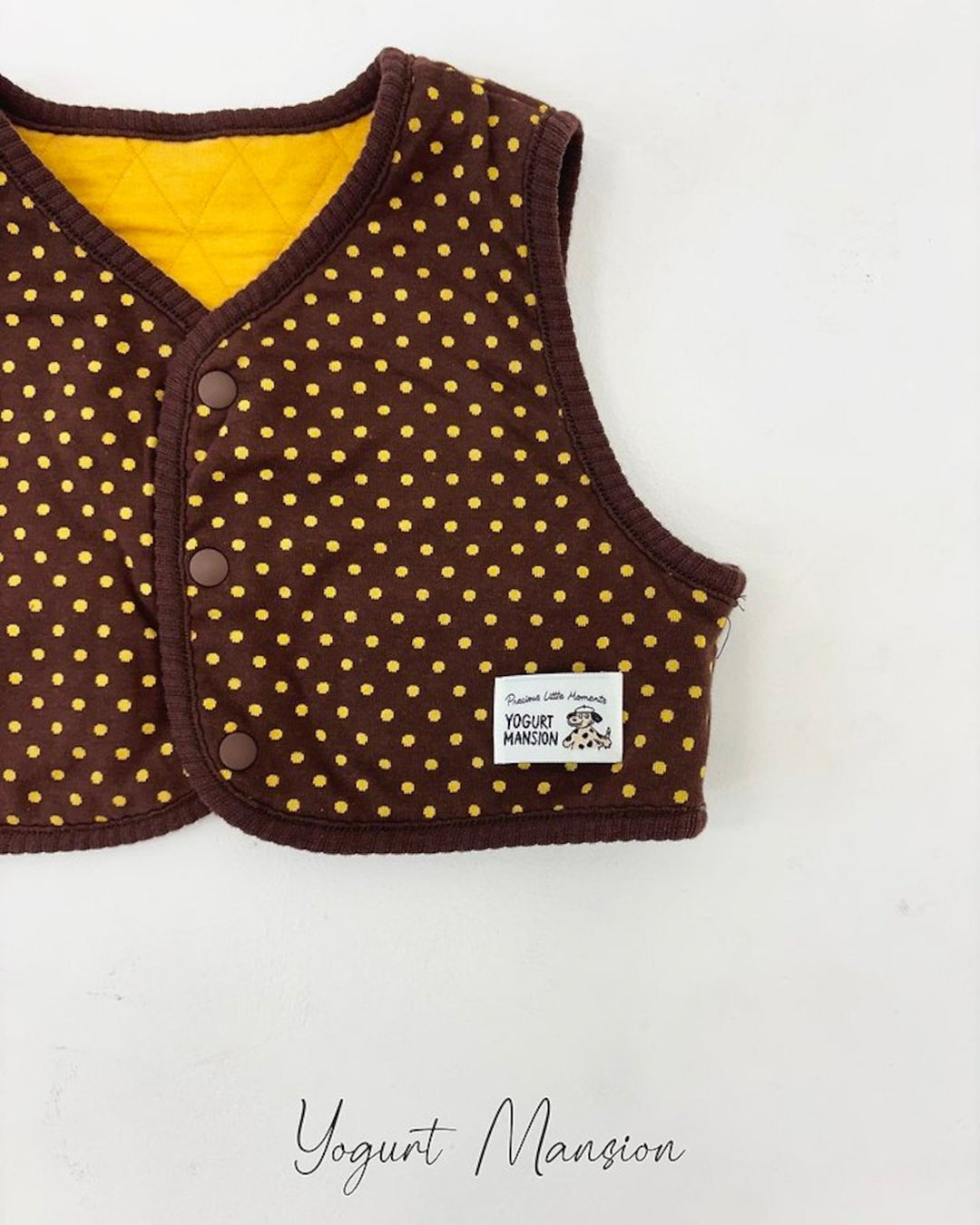 [yogurt mansion]caramel vest