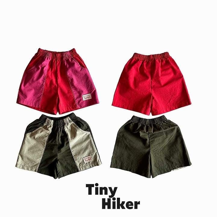 [TinyHiker]venice color block short pants