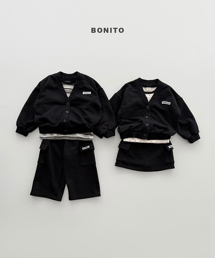 [BONITO]コットンVカーディガン
