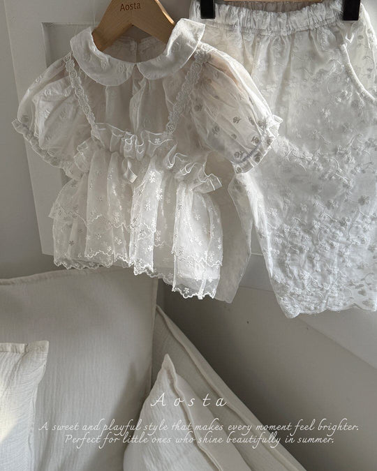 [aosta]lace simple vest