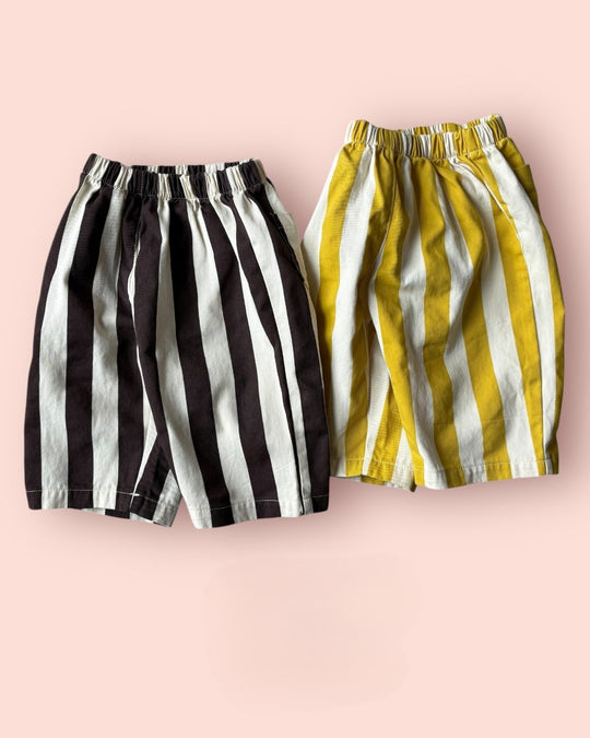 [pepper]banana kick stripe pants