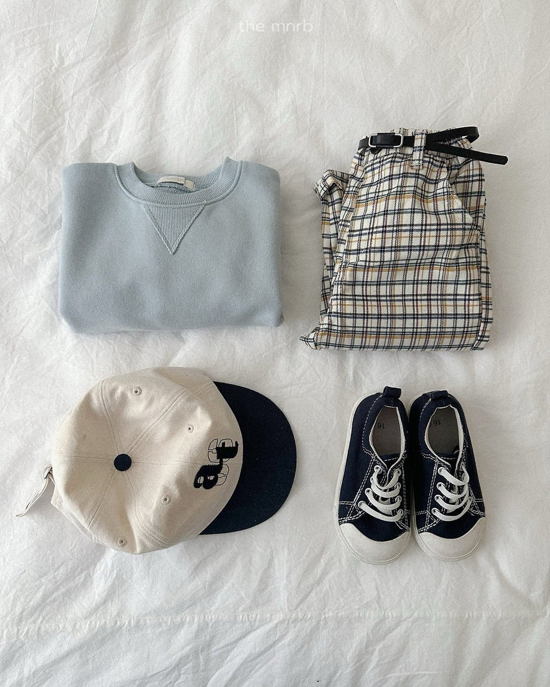 [minirobe]Adele Check Pants