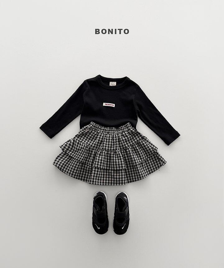 [BONITO]チェックインナーパンツスカート