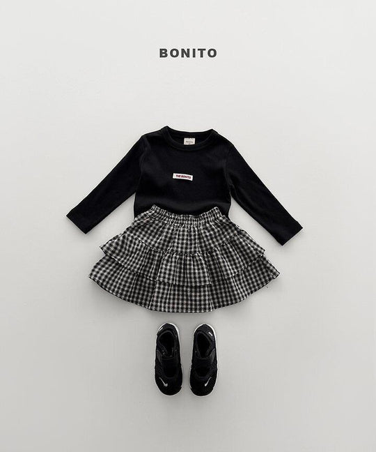 [BONITO]チェックインナーパンツスカート