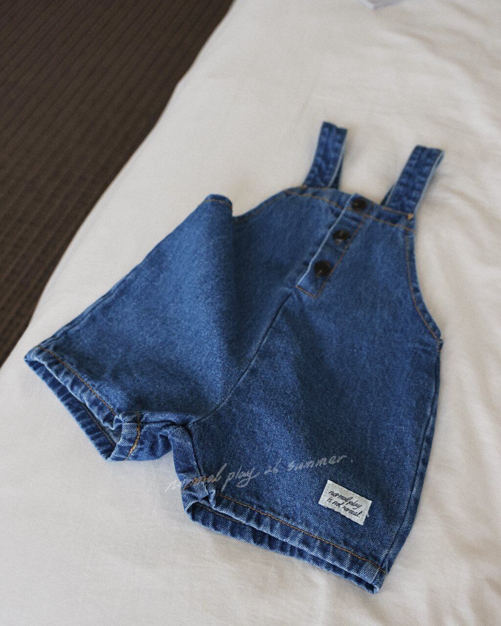 [NORMAL PLAY]papi denim overalls