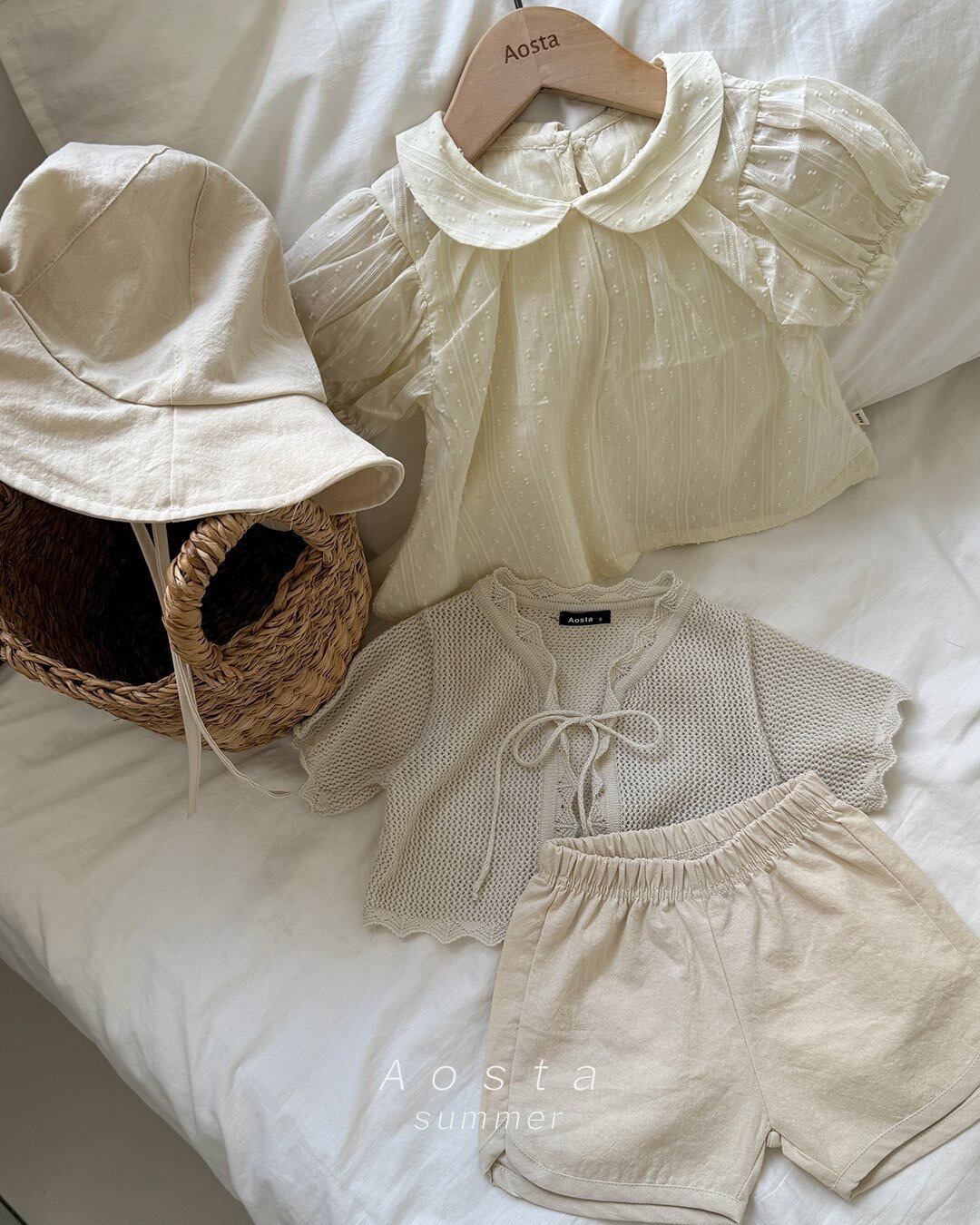 [aosta]collar blouse