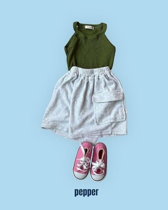 [pepper]pepper halter sleeveless