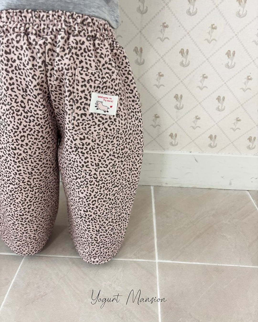 [yogurt mansion]leopard pants