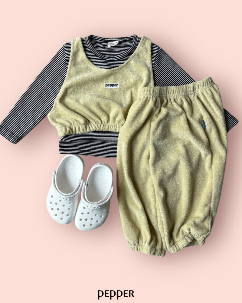 [pepper]terry jogger pants