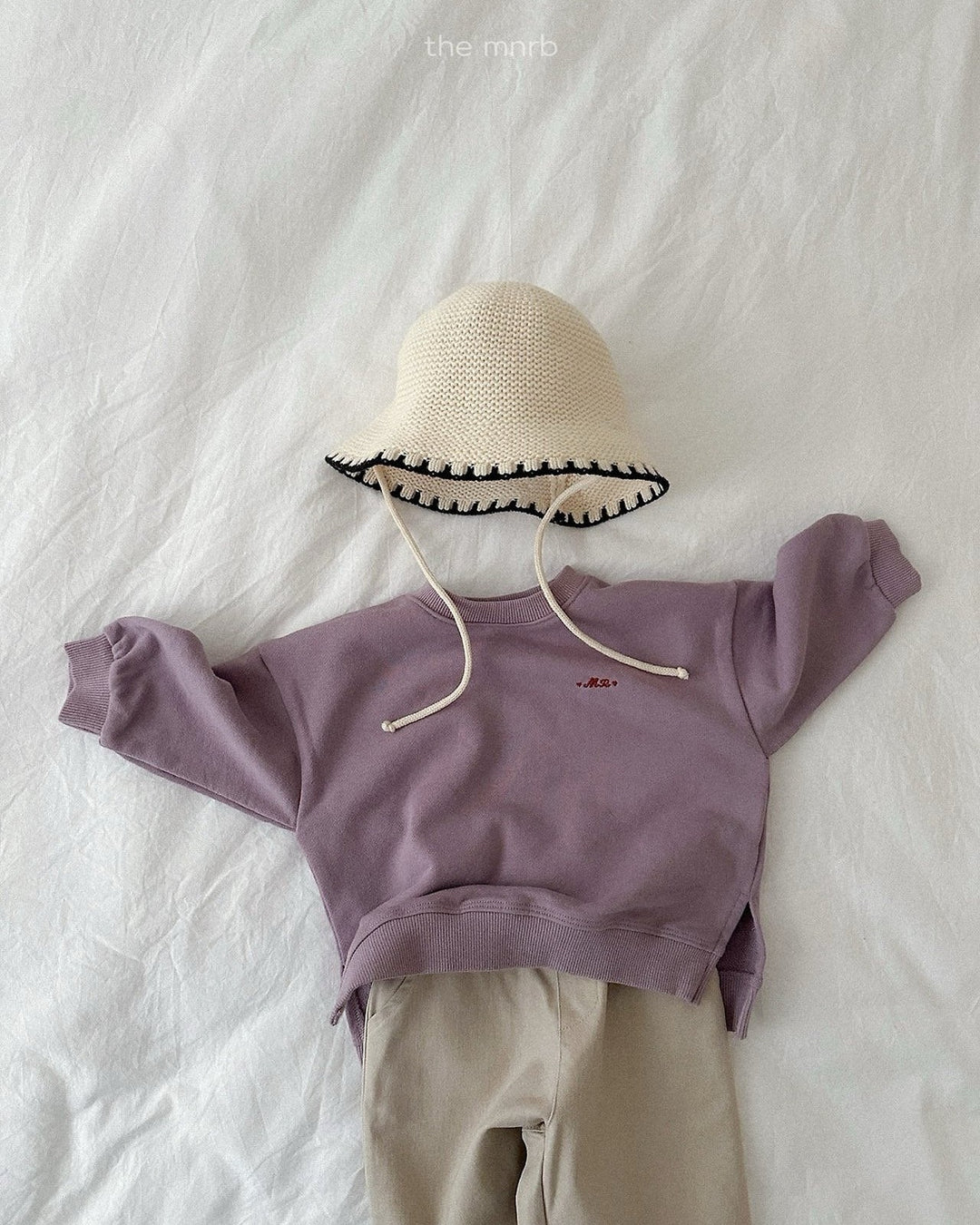 [minirobe]Asymmetric Sweatshirt