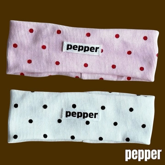 [pepper]ドットヘアバンド