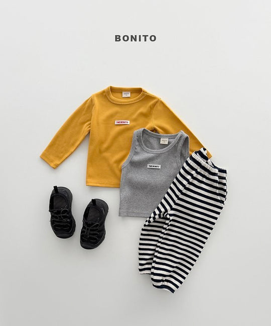 [BONITO]カラーリブT