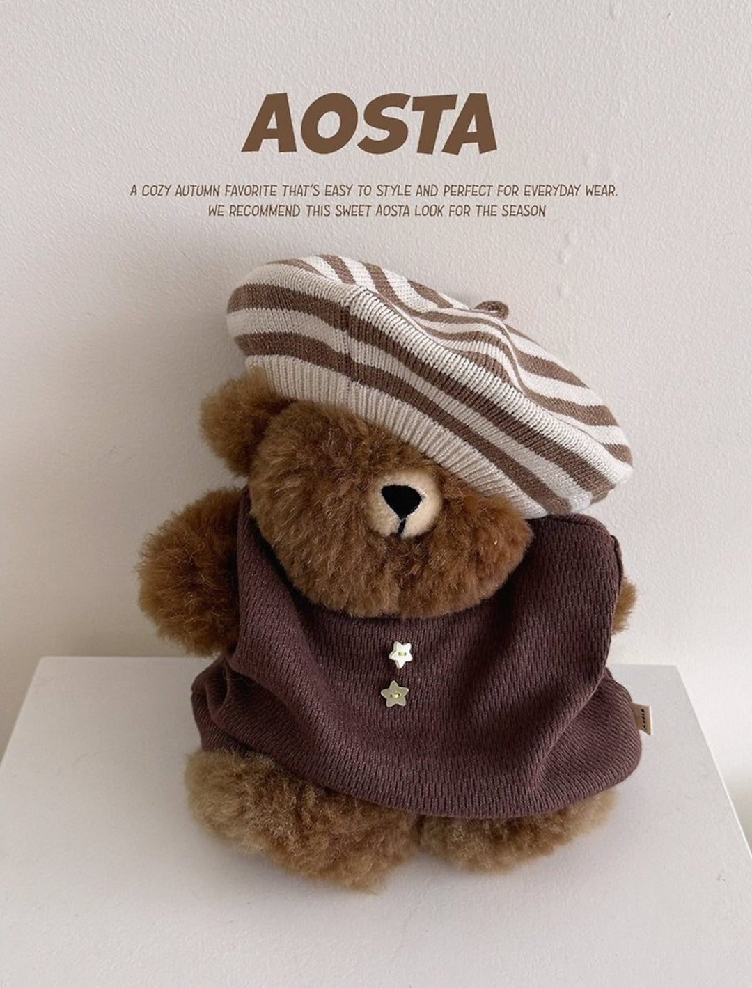 [AOSTA]Knit Cookie Beret