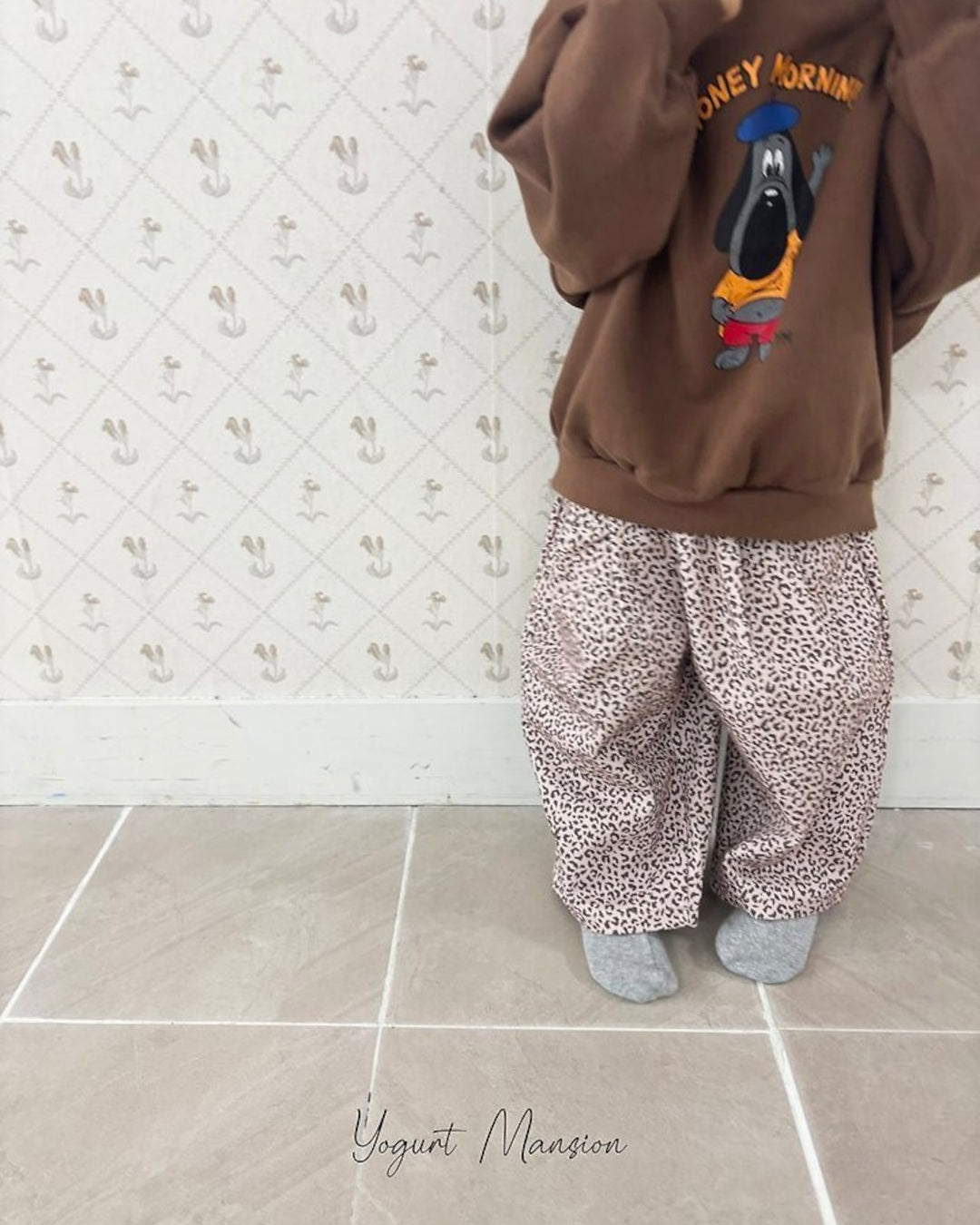 [yogurt mansion]leopard pants