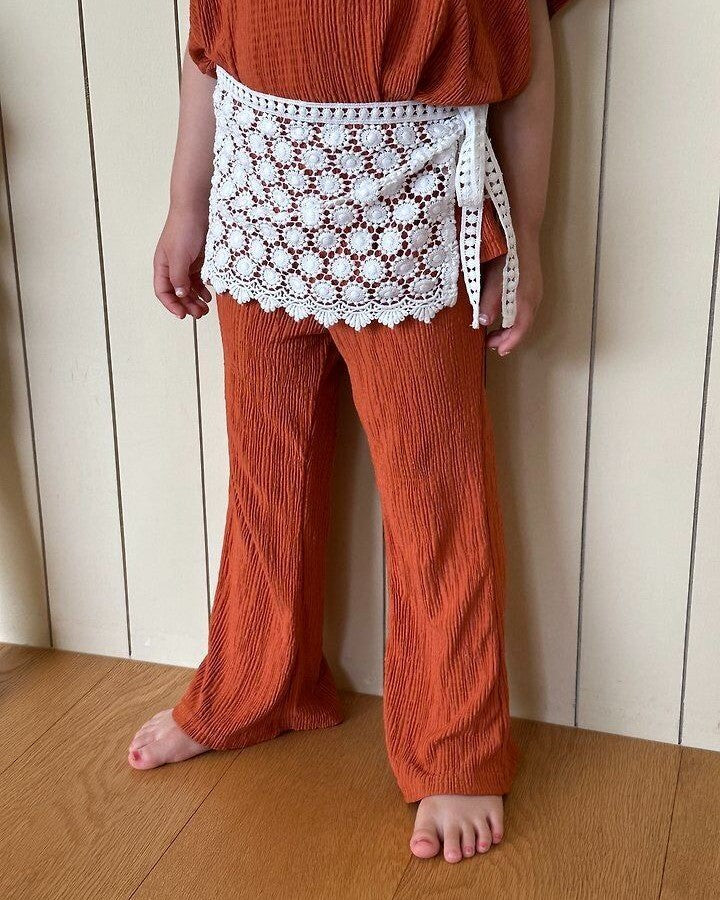 [pepper]pleated bootcut pants