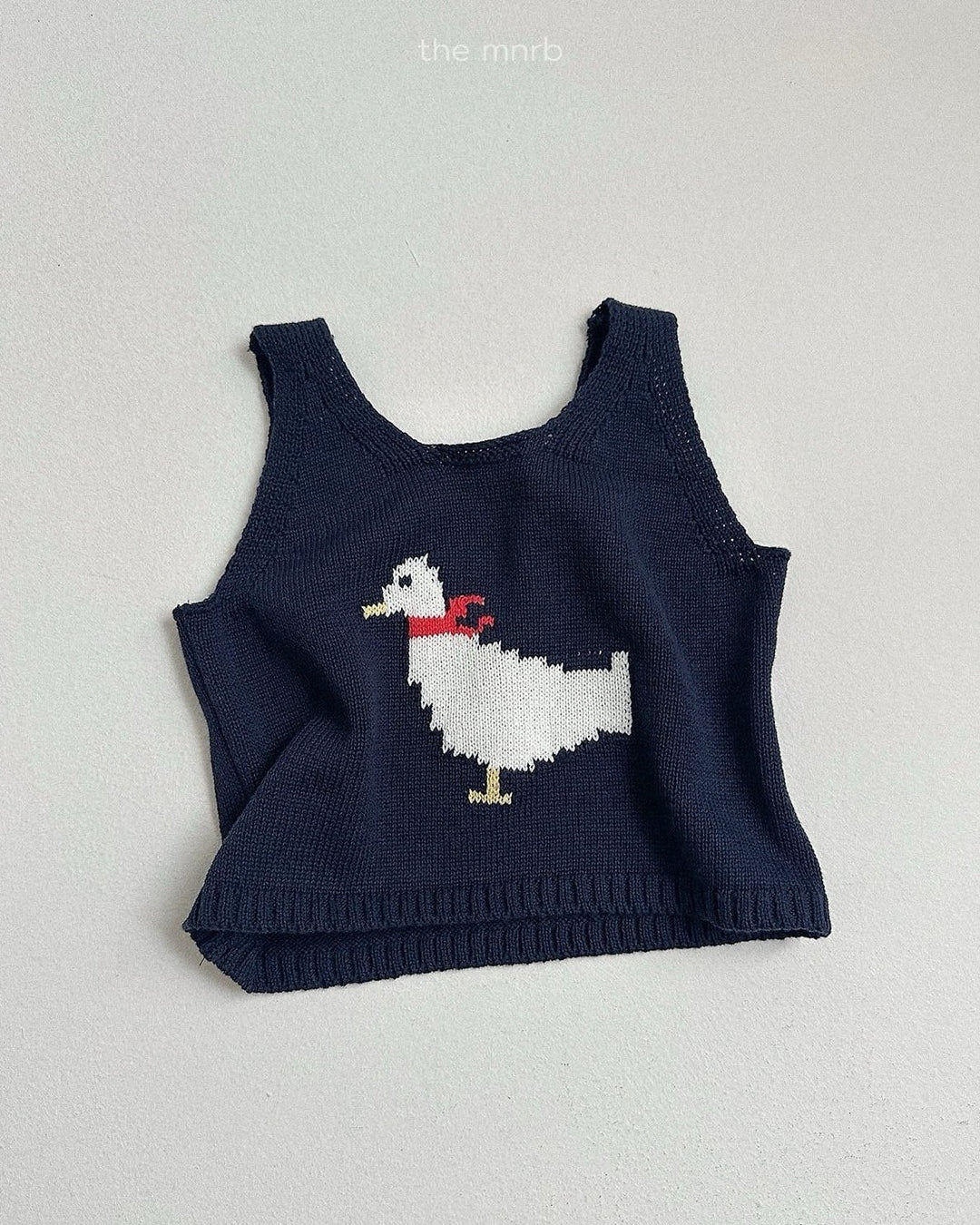 [minirobe]Duck Knit Vest