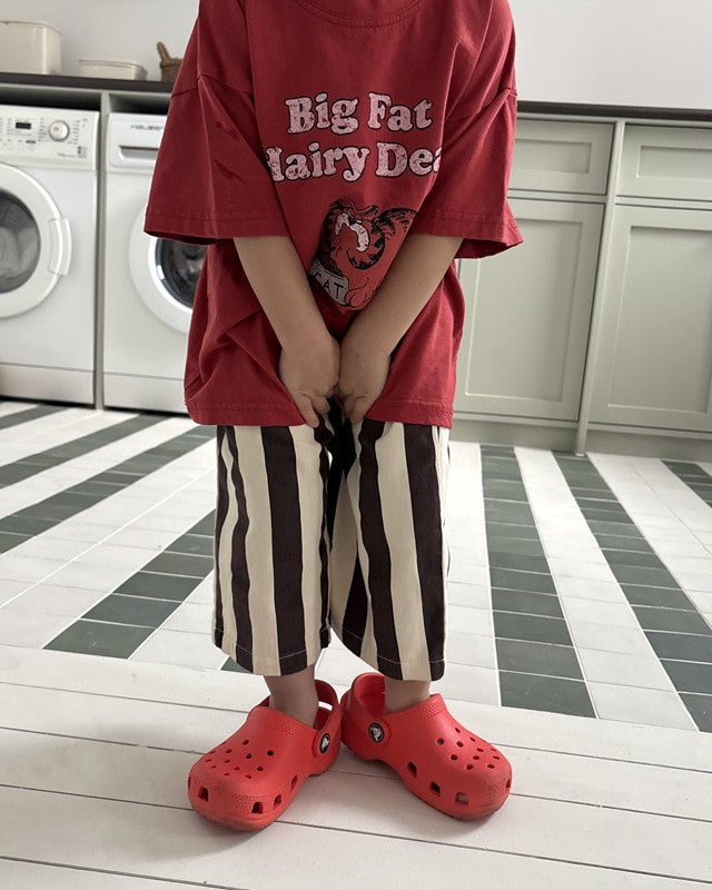 [pepper]banana kick stripe pants