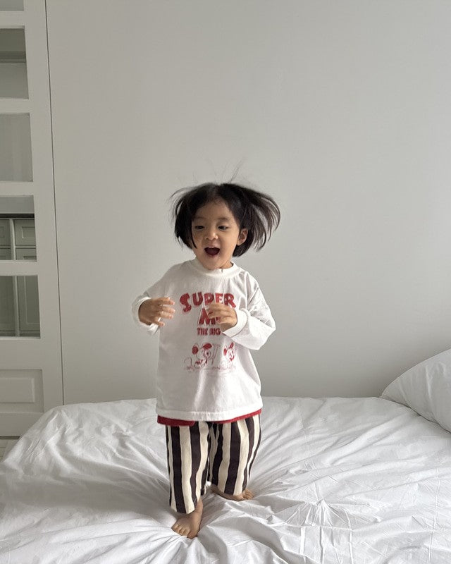 [pepper]banana kick stripe pants