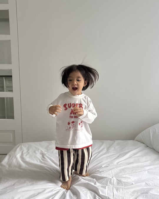 [pepper]banana kick stripe pants