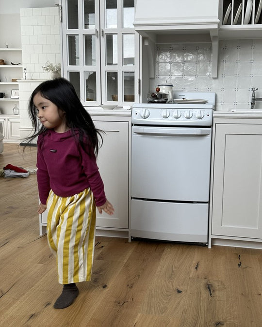 [pepper]banana kick stripe pants