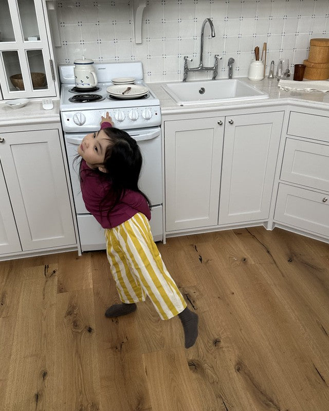 [pepper]banana kick stripe pants