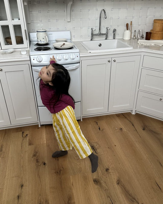 [pepper]banana kick stripe pants