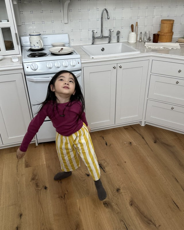 [pepper]banana kick stripe pants