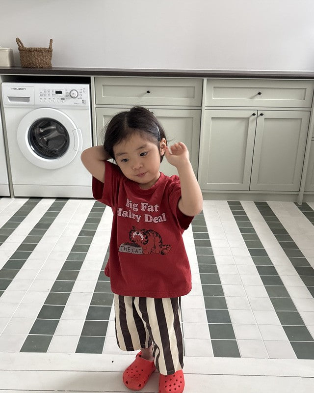 [pepper]banana kick stripe pants