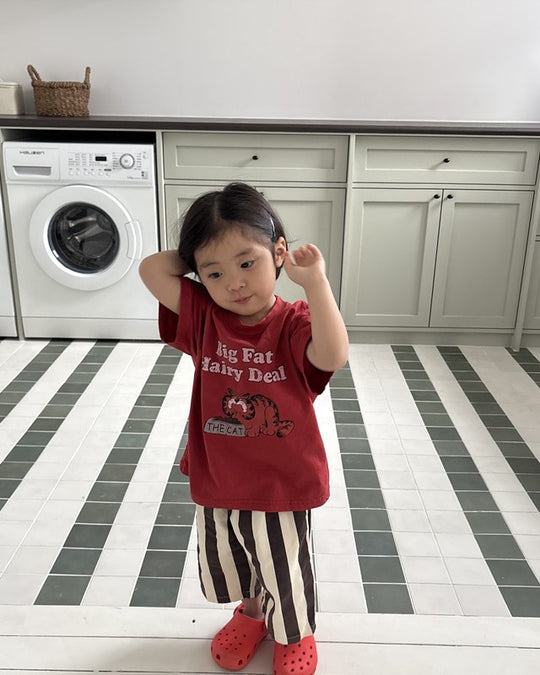 [pepper]banana kick stripe pants