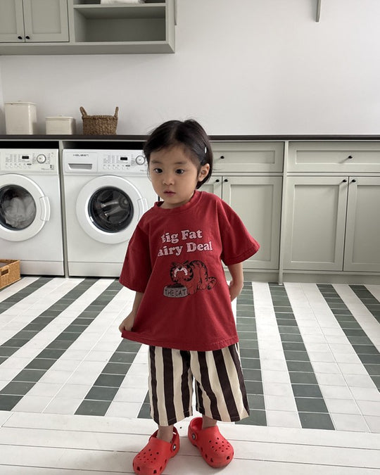 [pepper]banana kick stripe pants