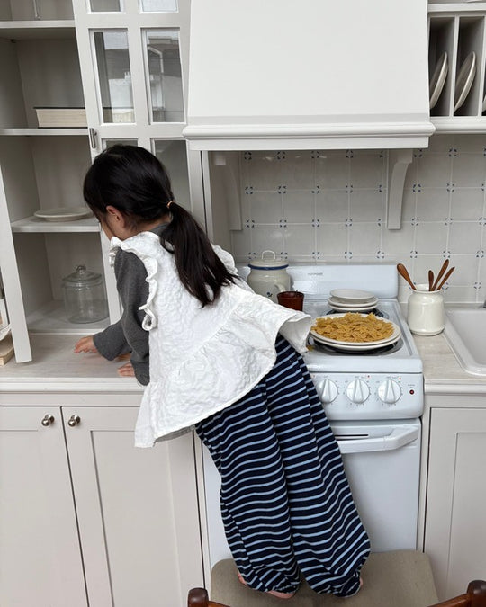 [pepper]yoyo stripe jogger pants