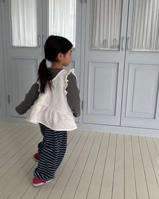 [pepper]yoyo stripe jogger pants