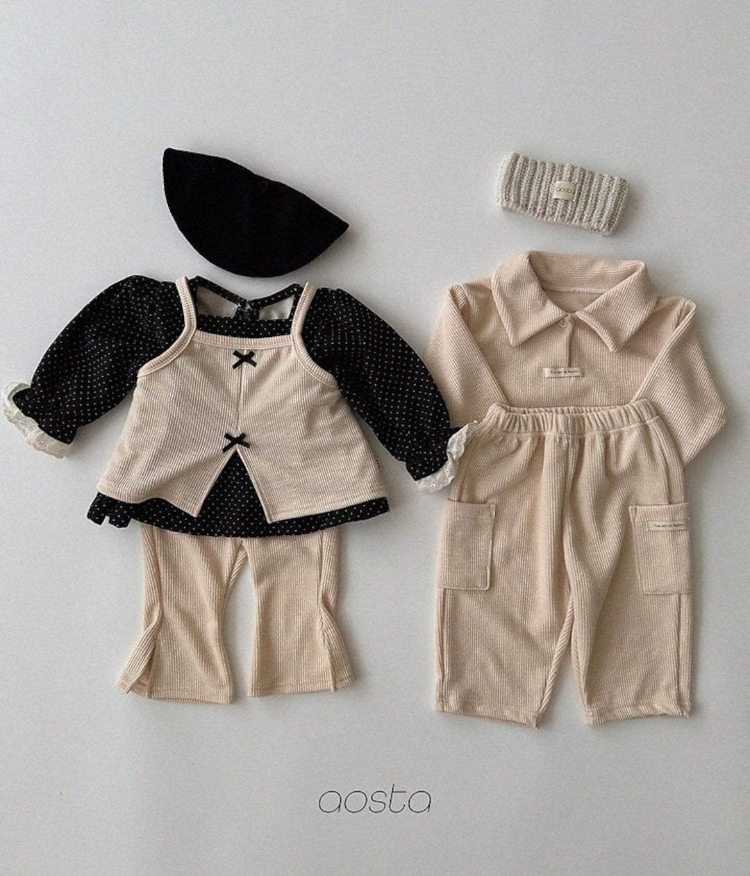 [AOSTA]Milk Dot Blouse