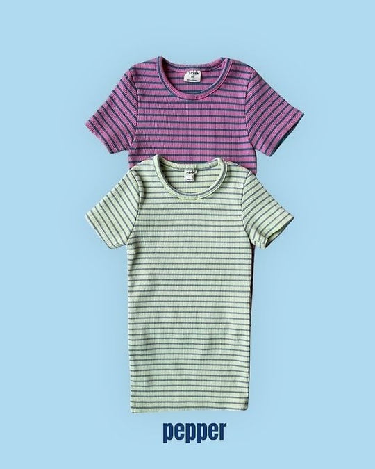 [pepper]pippi striped one-piece