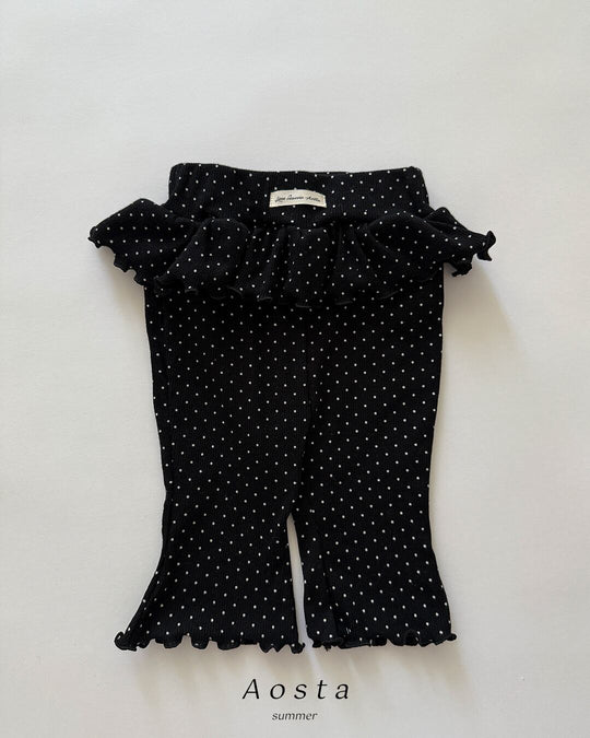 [aosta]kiki frill pants