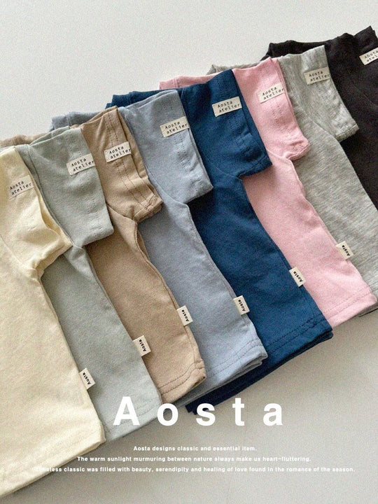 AOSTAライトプレーンTシャツ