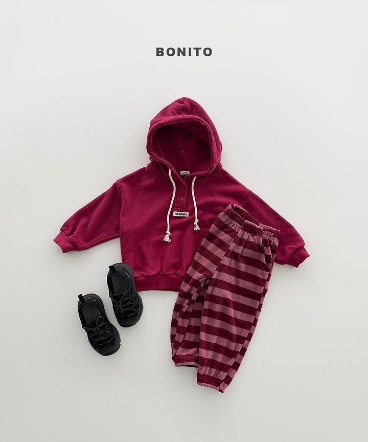 [BONITO]ボーダーニットジョガーパンツ