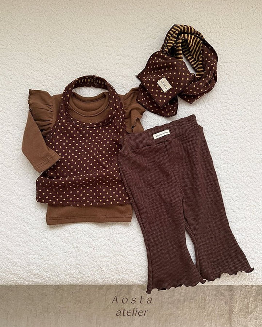 [AOSTA]Choco Chip Halter Neck