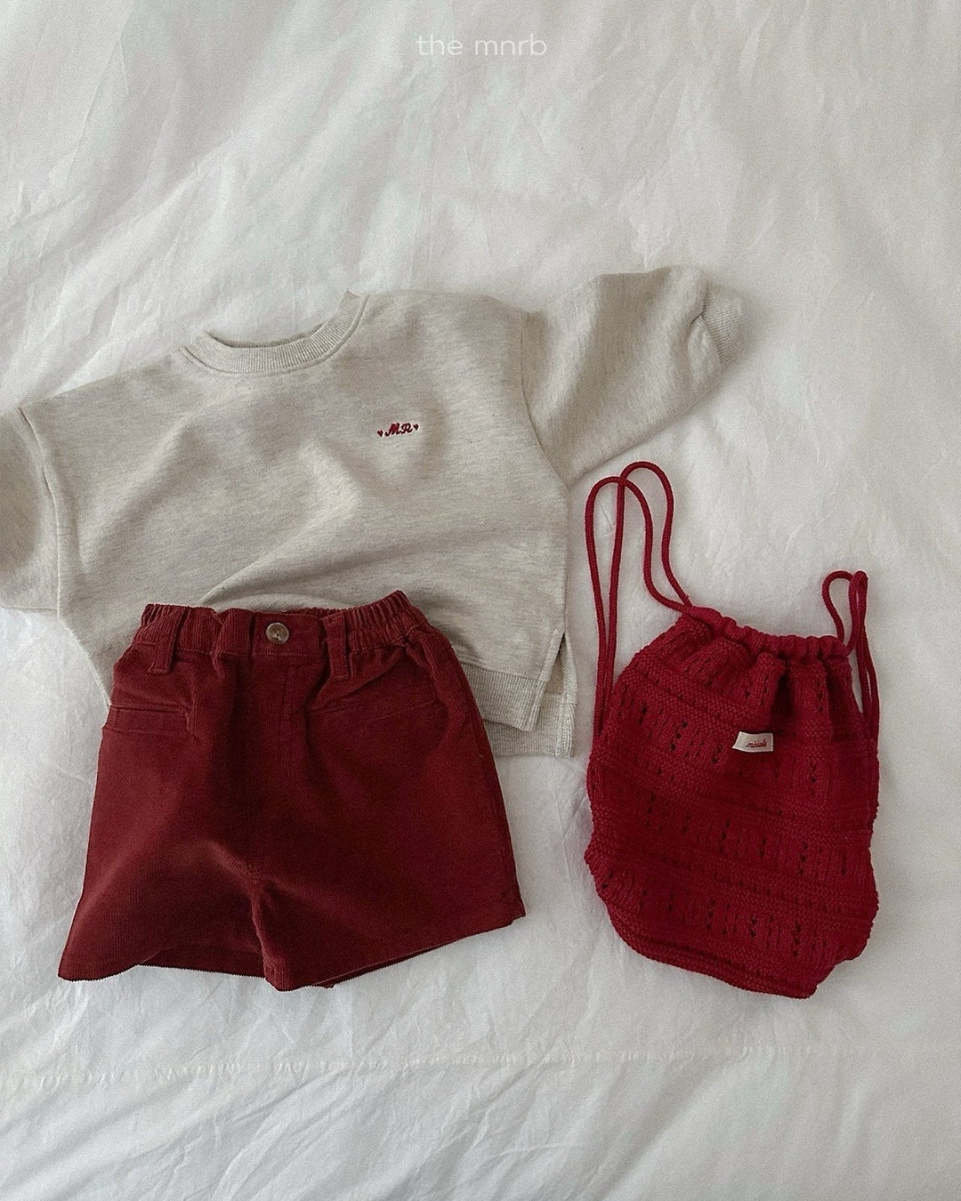 [minirobe]Asymmetric Sweatshirt